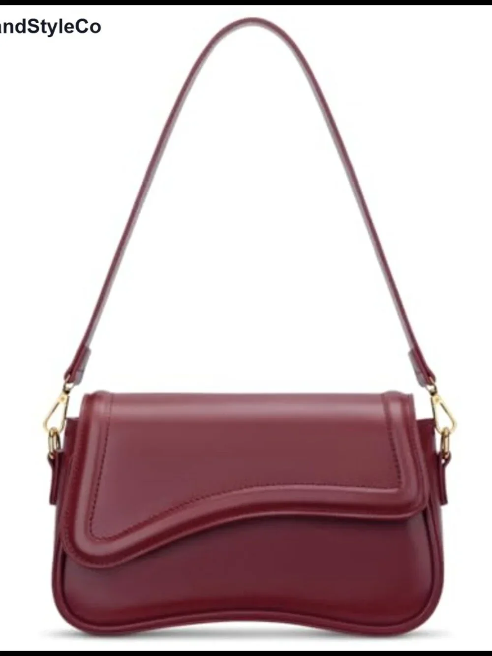Small Faux Leather Hobo Shoulder Bag Mini Clutch Crossbody Purse